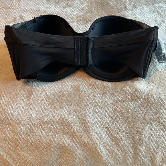 Bali Bra Smoothing Underwire 8-Way Convertible Black 36D Strapless - Picture 3 of 9